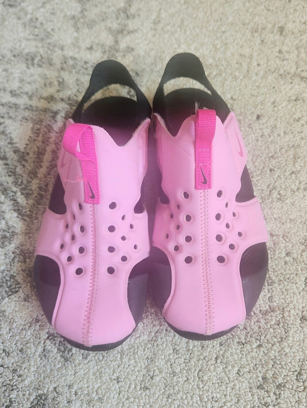Girls Nike Sunray Pink Sandals